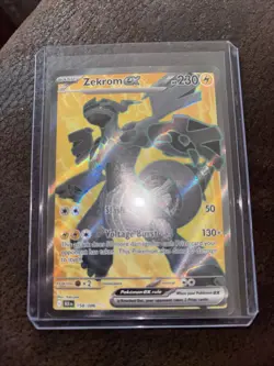 Pokemon TCG Zekrom EX Black Bolt Card 158/086 NM - Image 1