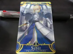 FGO Fate Grand Order Arcade Card Servant Artoria Pendragon Saber b - Image 1