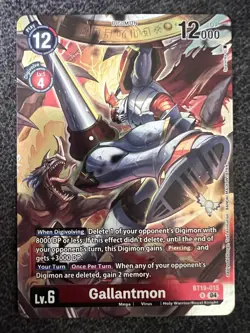 Digimon Card Game Gallantmon BT19-015 Rare NM - Image 1