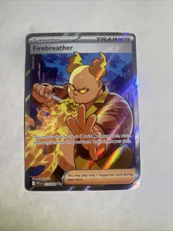 Pokemon Raichu Super Fire Breathing Dragon Gold Foil Card 132540hp - Image 1