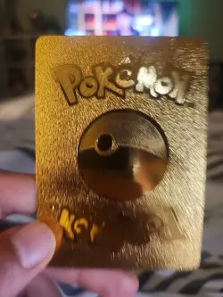 Pokemon TCG Charizard GX Gold Metal Card Super Rare Sm211 - Image 2