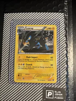 Pokemon TGC 2012 B&W Next Destinies Luxray 46/99 Holo Rare card in Near Mint - Image 1