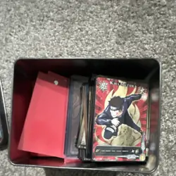 Naruto Shippuden Collectible Card Game Lot Tin Box Kiba Inuzuka Naruto Uzumaki - Image 2