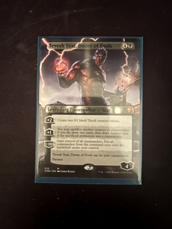 Tevesh Szat, Doom of Fools (Borderless) Commander Legends Regular NM - Image 1