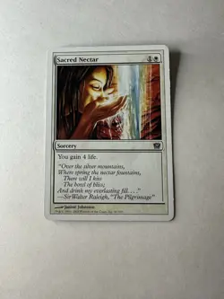 Sacred Nectar LP 9th Edition Magic The Gathering Mtg Lightly Played Sorcery - Image 1