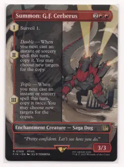 Summon: G.F. Cerberus (Borderless) R FINAL FANTASY 368 NM - Image 1