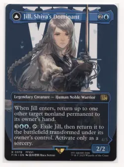 Jill, Shiva's Dominant (Borderless) R FINAL FANTASY 378 NM - Image 1