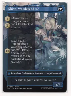 Jill, Shiva's Dominant (Borderless) R FINAL FANTASY 378 NM - Image 2