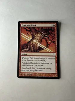 Puncture Blast LP Eventide Magic The Gathering Mtg Lightly Played Red Instant - Image 1