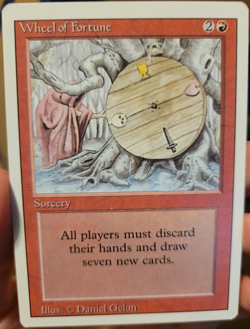 Wheel of Fortune Revised Edition Regular NM MTG Magic the Gathering - Image 1