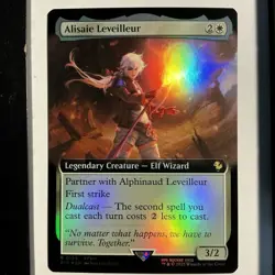 MTG Alisaie Leveilleur (Extended Art) Commander: Final Fantasy Foil (Rare) - Image 1
