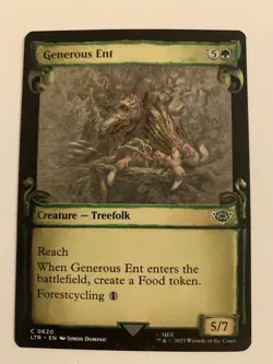 Generous Ent (Showcase Scrolls) Universes Beyond: The Lord of the Rings X1 NM - Image 1