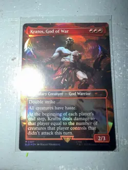 Kratos, God of War (Rainbow Foil) Secret Lair Drop Foil - Image 1