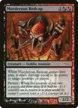 Murderous Redcap - Foil Promo Friday Night Magic 2009 LP MTG - Image 1