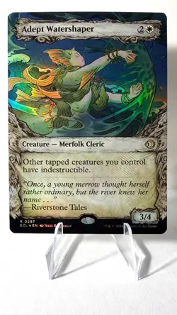 Adept Watershaper (Showcase) R Lorwyn Eclipsed 297 NM - Image 1