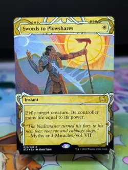 MTG Strixhaven- Swords to Plowshares 010 Showcase Regular - Image 1
