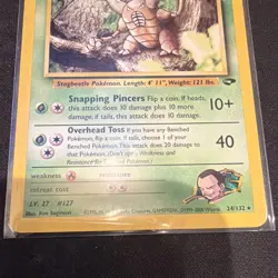 Pokemon Giovanni's Pinsir 24/132 Gym Challenge Rare Basic 70 HP Regular English - Image 2