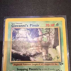 Pokemon Giovanni's Pinsir 24/132 Gym Challenge Rare Basic 70 HP Regular English - Image 3