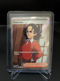 2025 POKEMON PRISMATIC EVOLUTIONS GIACOMO 138/131 ULTRA RARE - Image 1