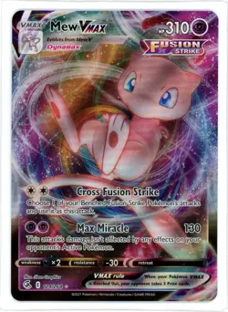 Mew VMAX 114/264 Fusion Strike Pokemon Card - Image 1