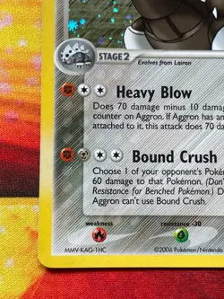 Aggron 2/92 Holo Rare - Pokemon ex Legend Maker - NM - Image 4