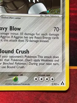 Aggron 2/92 Holo Rare - Pokemon ex Legend Maker - NM - Image 5