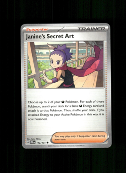 2025 Prismatic Evolutions Janine's Secret Art Pokemon Card #120/131 TCG - Image 1