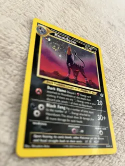 Pokemon TCG Houndoom Neo Revelation Holo Card 8/64 Unlimited Rare HP - Image 5