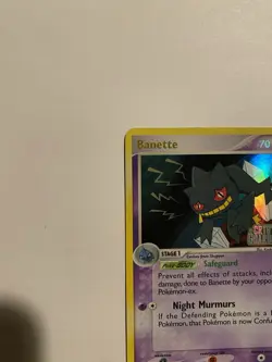 2006 Pokemon EX Crystal Guardians Banette Reverse Holo #1/100 - NM - Image 2