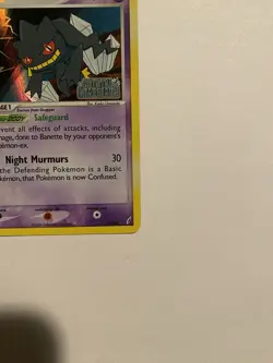 2006 Pokemon EX Crystal Guardians Banette Reverse Holo #1/100 - NM - Image 4
