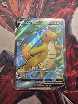 Dragonite V (Full Art) 076/078 Pokemon GO Ultra Rare NM - Image 1