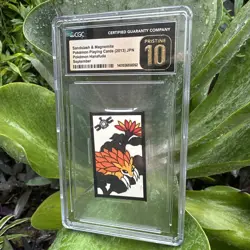 2013 Pokemon Hanafuda Kanto-September Sandlash & Magnemite CGC PRISTINE 10 - Image 1