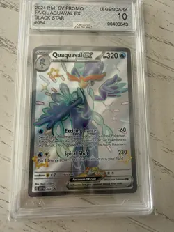 Pokemon SV Black Star Promo Quaquaval EX 084 AGS Legendary 10 Full Art Holo 2024 - Image 1