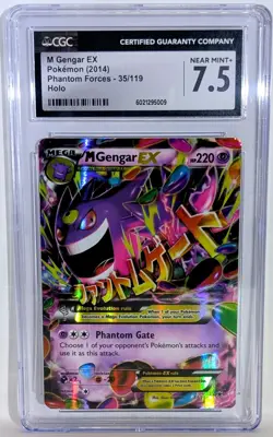 Pokemon XY M GENGAR EX Phantom Forces Holo 35/119 CGC 7.5 💥 NM-MT+ - Image 1