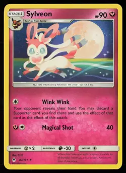 Sylveon 87/131 Normal Pokemon TCG SM - Forbidden Light NM - Image 1