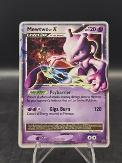 Pokemon TCG Mewtwo LV.X DP28 Black Star Promo Holo MP - Image 1