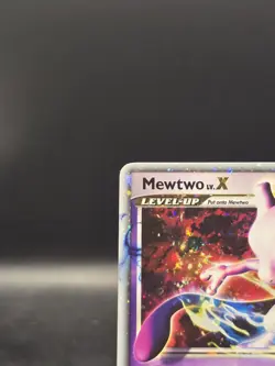 Pokemon TCG Mewtwo LV.X DP28 Black Star Promo Holo MP - Image 2