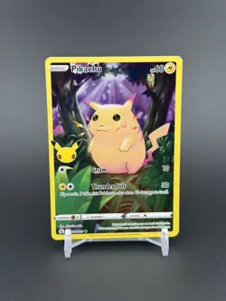 Pokemon TCG Pikachu 005/025 Celebrations Full Art Holo NM - Image 1