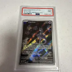 2023 POKEMON SVP EN-SV BLACK STAR PROMO 151 ULTRA-PREM COLL #052 MEWTWO PSA 9 - Image 3