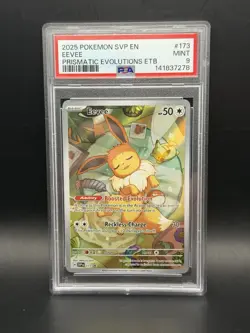 Eevee 173 PSA 9 Pokemon S&V Prismatic Evolutions PROMO - Image 1