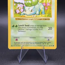 Pokemon Bulbasaur 044/102 Base Set (Shadowless) Regular - Image 3