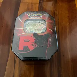 Pokemon TCG Destined Rivals Team Rocket Persian Ex Tin Brand New Sealed - Image 1