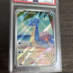 2025 Pokemon Scarlet & Violet Destined Rivals Misty's Lapras #194 PSA 8 NM-MT - Image 2