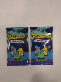 2 Pookiemoot Pokemon fan art Gen 2 Poke Derp Sealed 2 Booster Packs New - Image 1