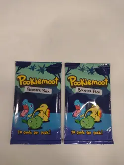 2 Pookiemoot Pokemon fan art Gen 2 Poke Derp Sealed 2 Booster Packs New - Image 2