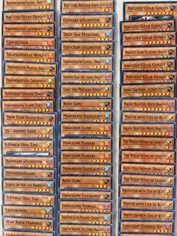 208 Yu-Gi-Oh ORANGE EFFECT MONSTER LOT, ALL 1ST EDITIONS - Image 2