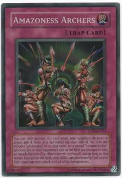 Amazoness Archers Super Rare DR1-EN151 Near Mint Yu-Gi-Oh - Image 2