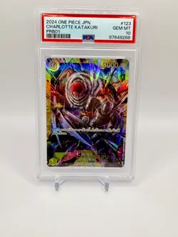 2024 One Piece JP PRB-01 The Best OP03-123 Charlotte Katakuri PSA 10 SEC - Image 1