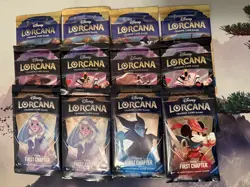 Disney Lorcana The First Chapter Rise Floodborn Into Inklands 12 Booster Packs ✨ - Image 1