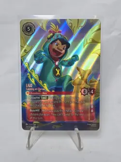 Disney Lorcana Lilo Causing an Uproar (Enchanted) 217/204 Reign of Jafar NM - Image 1